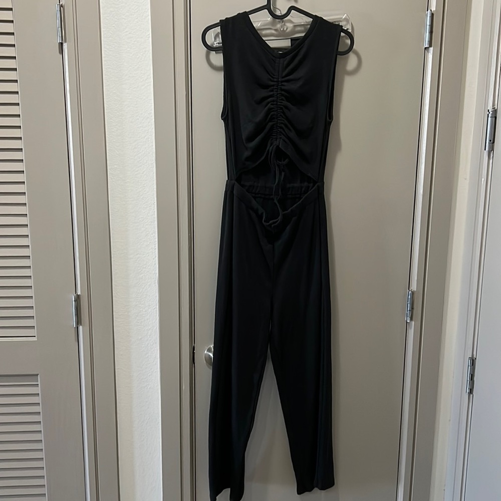 Kittenish ALIYA BLACK CUTOUT jumpsuit